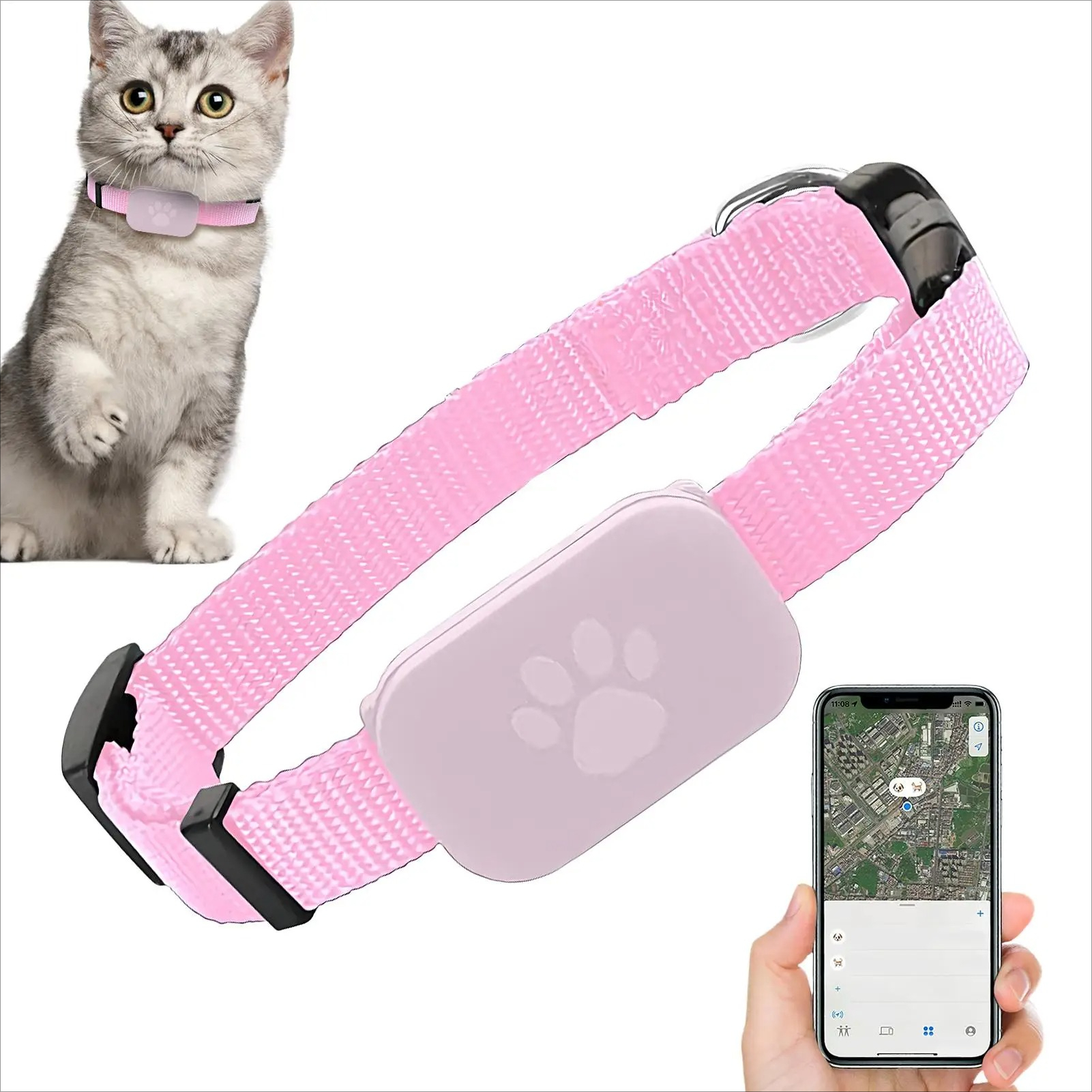 Pet Supplies Locations - GPS Collar For Cats Kittens With