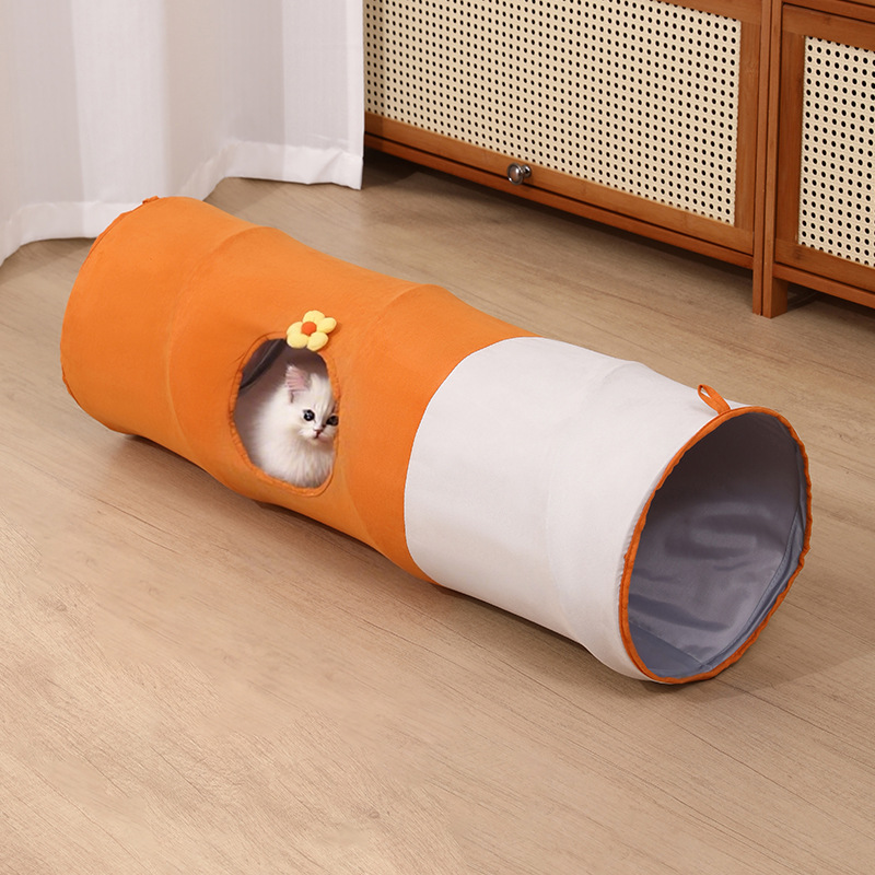 Pet Supplies In Store - Porous cat tunnel toy rolling dragon