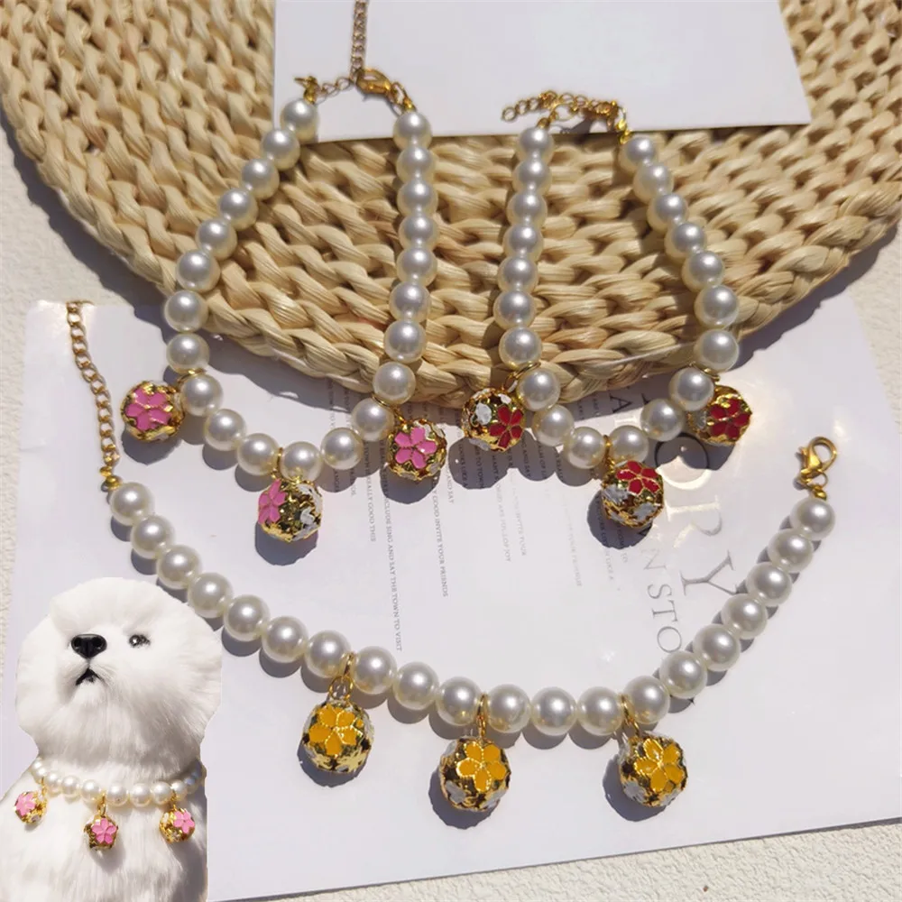 Cute Dog Cat Pet Necklace with - Pet Supplies List avaliação e preço