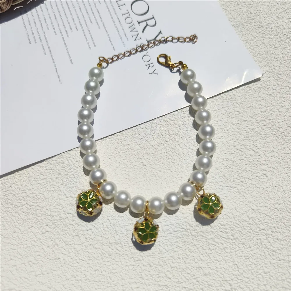 Cute Dog Cat Pet Necklace with - Pet Supplies List avaliação e preço