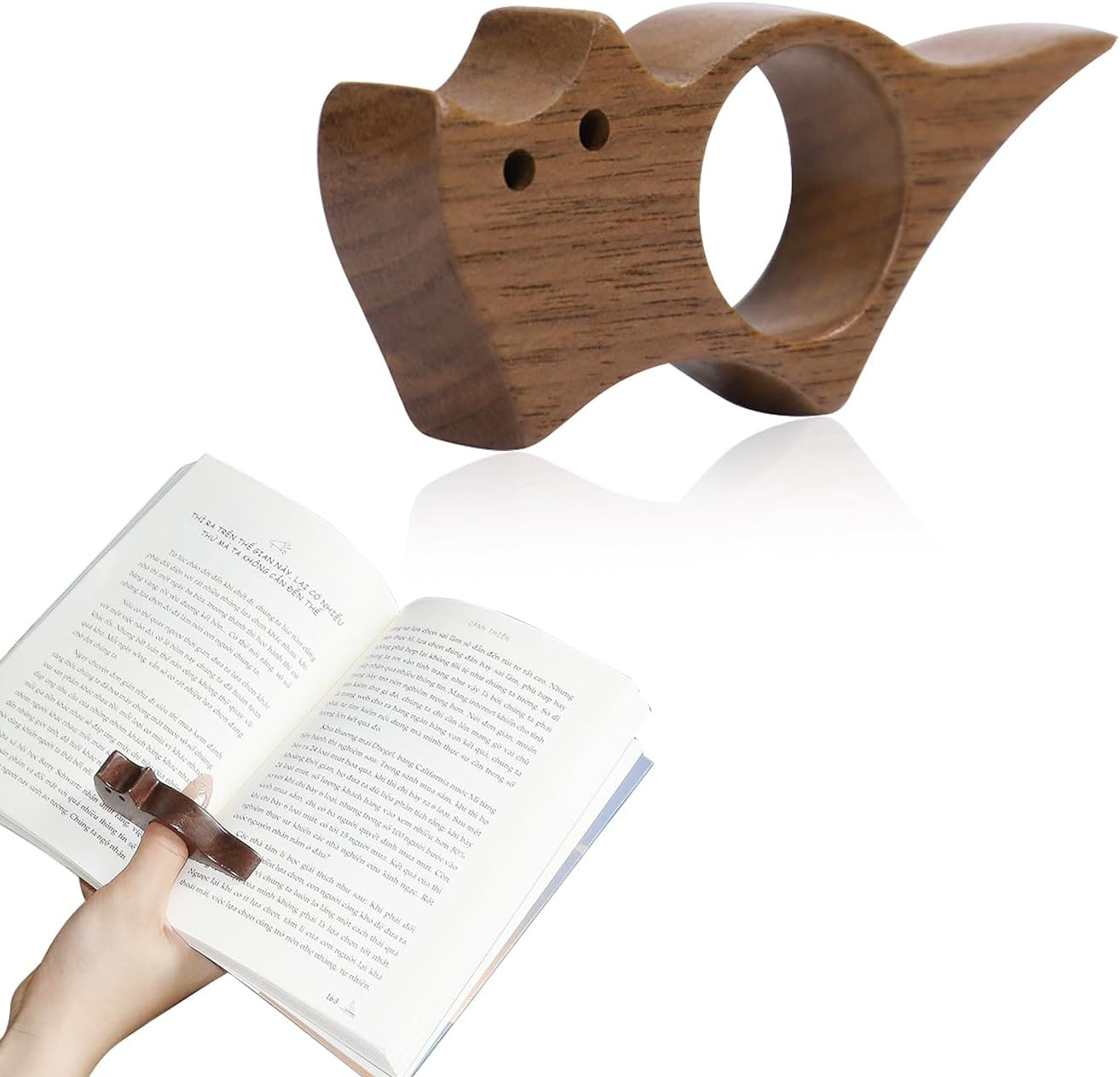 1 wooden pet cat reading bookm - Pet Supplies Ringwood avaliação e preço