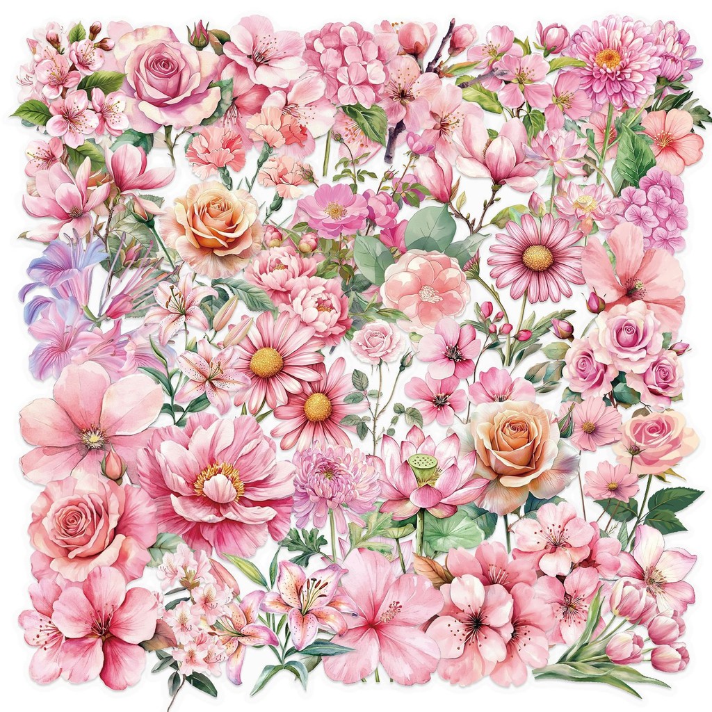 50PCS Transparent Cartoon Pink - Pet Supplies In Store avaliação e preço