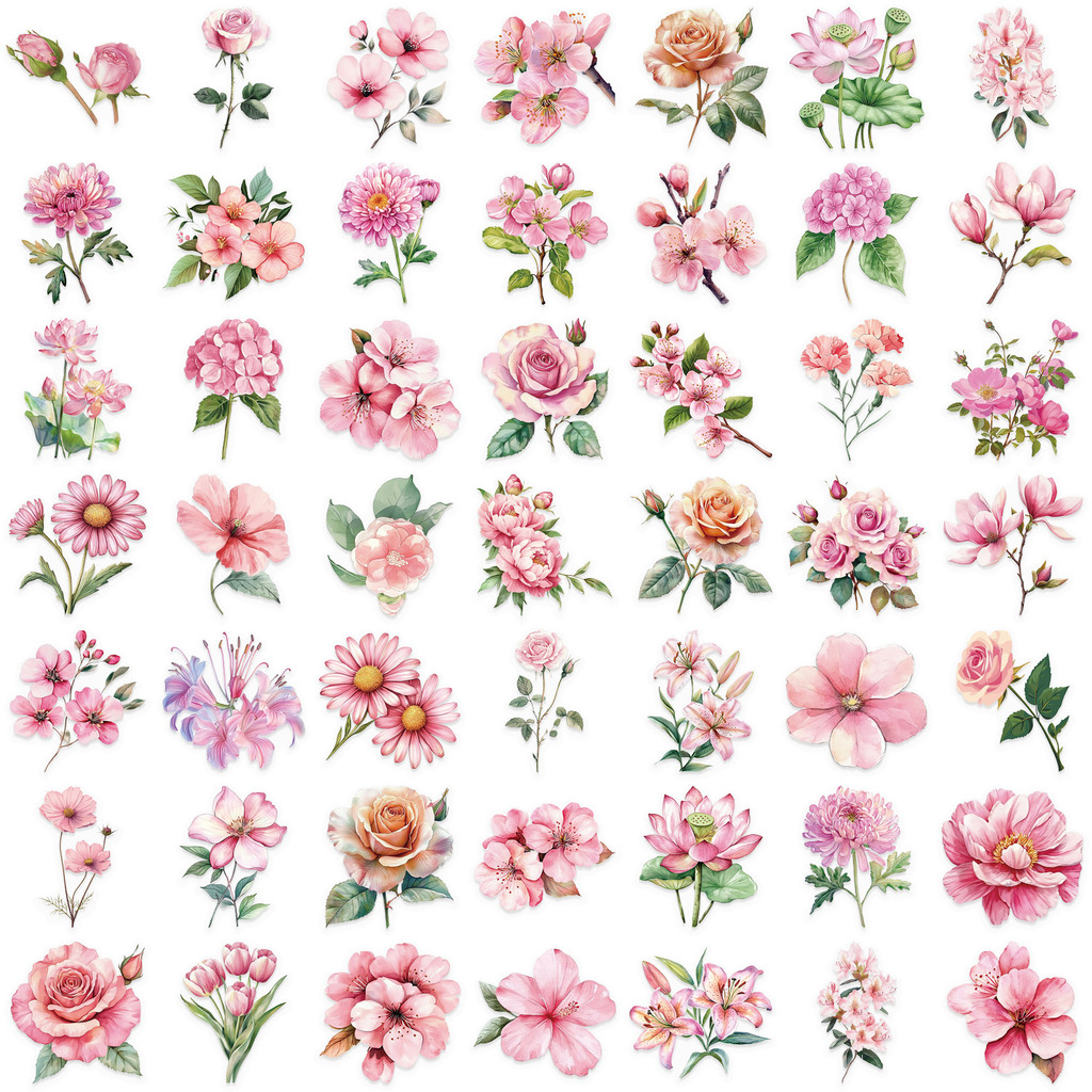 50PCS Transparent Cartoon Pink - Pet Supplies In Store avaliação e preço