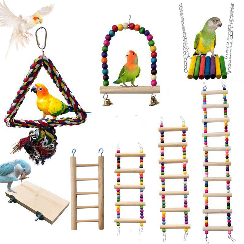 Wooden Bird Toys Small Parrot  - Pet Supplies Ringwood avaliação e preço