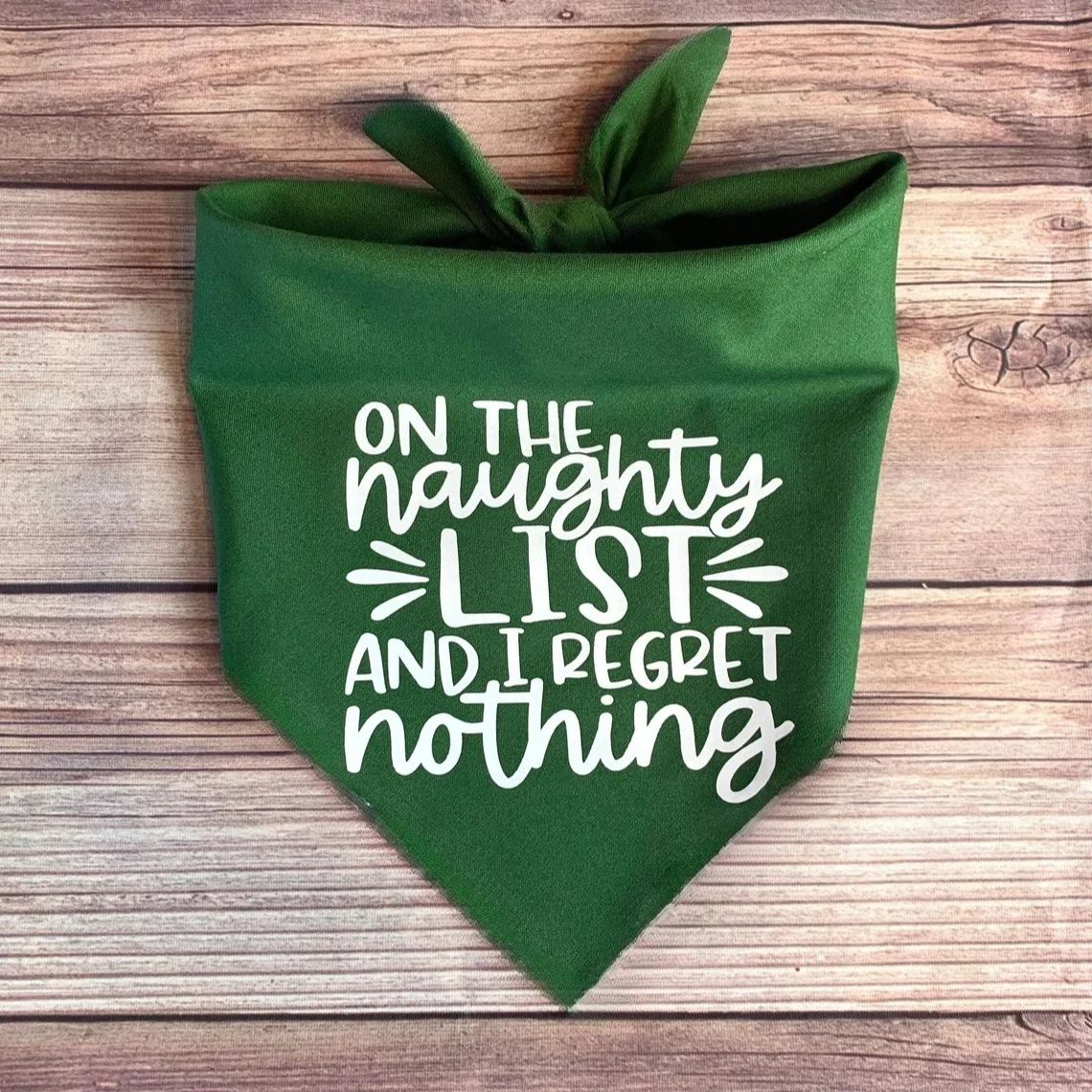 On The Naughty List Funny Band - Pet Supplies List avaliação e preço