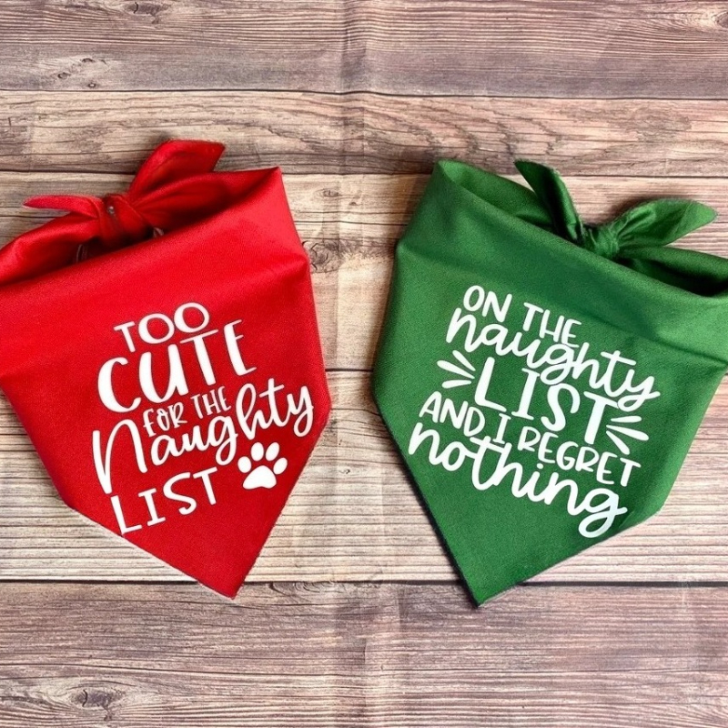 On The Naughty List Funny Band - Pet Supplies List avaliação e preço