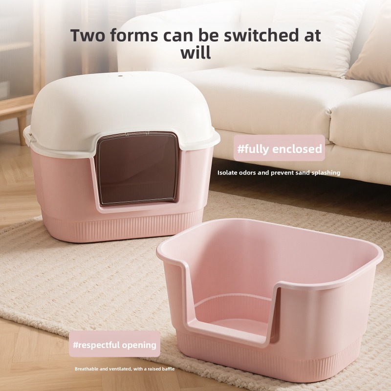 Giant Enclosed Litter Box Odor - Pet Supplies List avaliação e preço