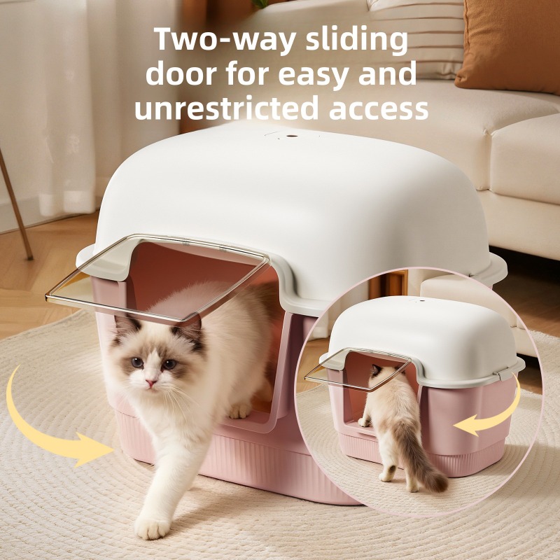 Giant Enclosed Litter Box Odor - Pet Supplies List avaliação e preço